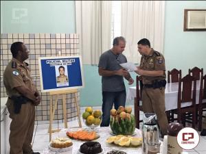 O Sargento Pacheco  o Policial Militar destaque de Novembro de 2017 do 7 BPM