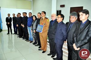 Capito da Polcia Militar de Goioer recebe Ttulo de Mrito Policial da Cmara Municipal