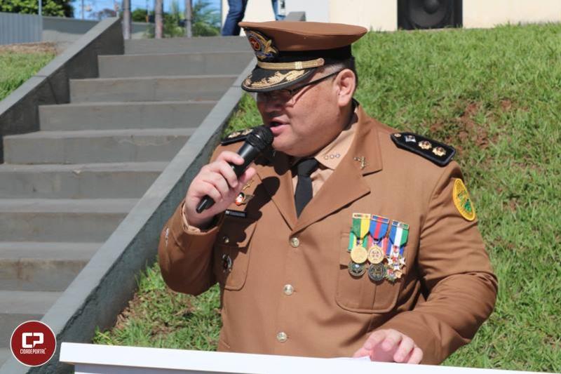 7 BPM realiza Solenidade Militar alusiva ao Dia de Tiradentes em Cruzeiro do Oeste
