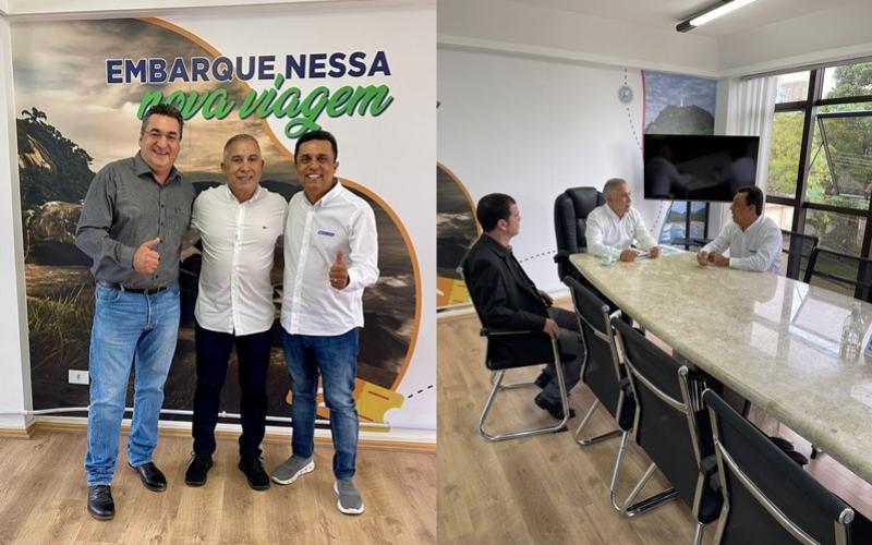 Prefeito Betinho Lima prestigia primeiro dia de trabalho de Beto Costa como Secretário do Turismo do Paraná