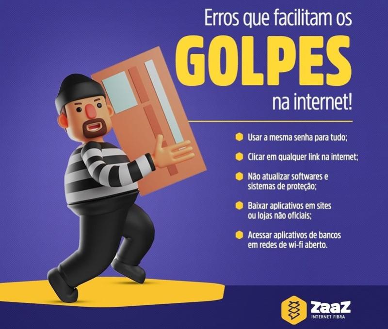 Zaaz Telecom - Clique aqui e descubra como evitar golpes na internet!