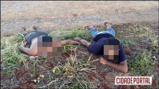 Policiais Militares do destacamento de Roncador prendem duas pessoas suspeitas de furto em rea rural