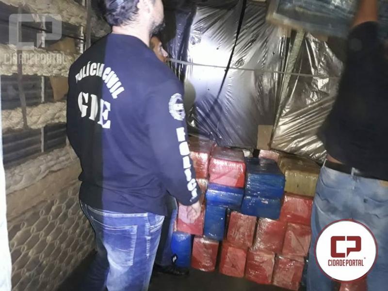 Grupo GDE da Polcia Civil de Umuarama apreende 2.990 quilos de maconha