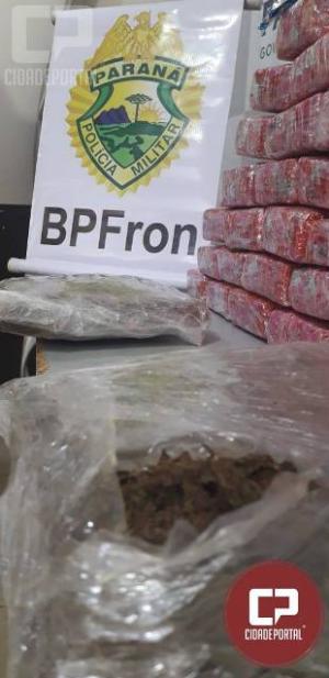 BPFron apreende entorpecente em nibus na cidade de Cascavel