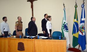 Solenidade marcou a posse do novo delegado da comarca de Mambor