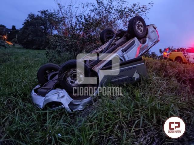 Jovem de 24 anos fica ferido após acidente em Cruzeiro do Oeste