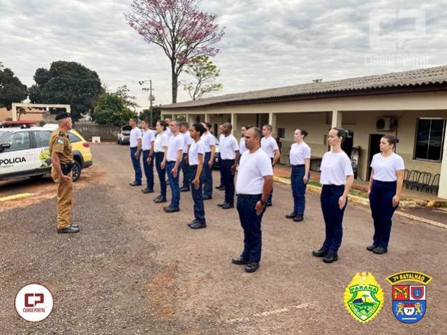 7º BPM inicia curso de formação e Goioerê aguarda por novos Policias Militares