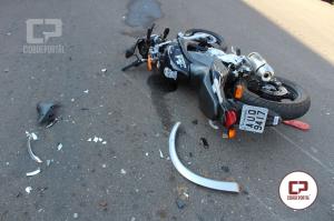 Motociclista sofre ferimentos graves em acidente na Bento Munhoz da Rocha Neto em Goioer