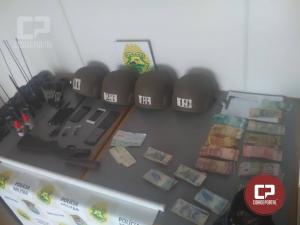 BPFron apreende arma, munies e entorpecente em Marechal Cndido Rondon e Pato Bragado no PR