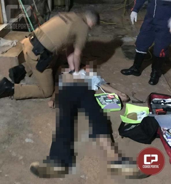 Policiais Militares da 3CIPM salvam homem aps tentativa de suicdio em Nova Londrina