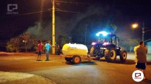 Incndio em residncia no Distrito de Rio Verde em Juranda faz famlia perde tudo