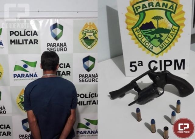 Homem  preso por posse ilegal de arma em Terra Boa
