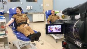7 BPM realiza Campanha de Doao de Sangue em Comemorao aos 164 anos da Polcia Militar do Paran