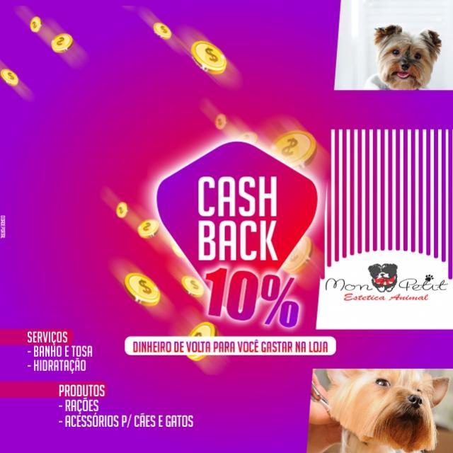 Pet Shop Mon Petit de Goioerê lança campanha "10% de Cashback"