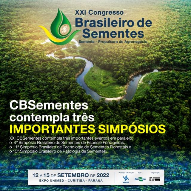 XXI Congresso Brasileiro de Sementes contempla três importantes simpósios na programação