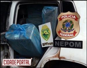 Veculos roubados utilizados para o contrabando de cigarros so recuperados pelo BPFron