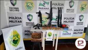 ROTAM da Polcia Rodoviria efetua uma grande apreenso de munies, armas e drogas