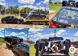 Polícia Militar apreende três veículos envolvidos com contrabando em Goioerê