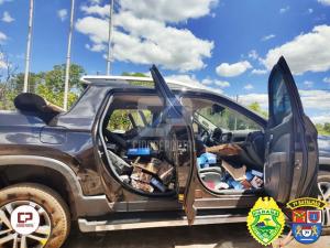 Polícia Militar apreende três veículos envolvidos com contrabando em Goioerê