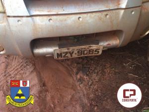Polcia Rodoviria Estadual do Posto de Goioer recupera uma caminhonete produto de roubo