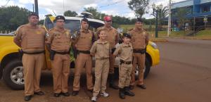 Policiais Rodovirios Estadual participa da solenidade alusivo  campanha Maio Amarelo em Marechal Rondon