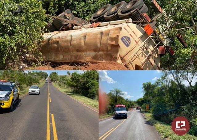 Acidente na PR-082 em Icarama deixa uma vtima fatal