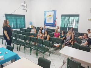 NRE realiza estudo com professores de Lngua Portuguesa para articulao do CREP, PTD e RCO