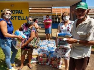 Secretaria de Assistncia Social entregou 1.100 cestas bsicas em Goioer