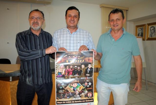 Presidente da sociedade rural e Pedro Coelho lanam cartaz oficial da Expo Goio 2017