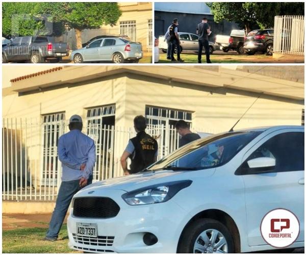 Operação da Polícia Federal realiza busca e apreensão em comitê de candidato a vereador em Goioerê