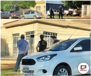 Operação da Polícia Federal realiza busca e apreensão em comitê de candidato a vereador em Goioerê