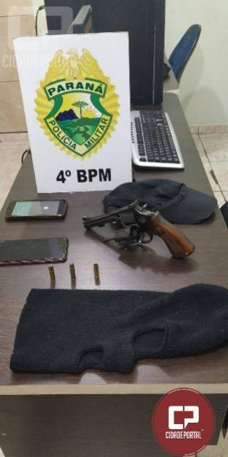 Polcia Militar prende dois indivduos com arma de fogo em Maring