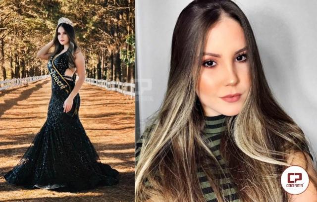 A atual Miss Goioerê Tayla Alher vai participar do concurso Miss Paraná Be Emotion 2020