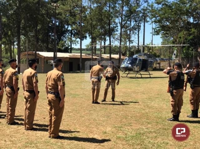 7 BPM recebe o Comandante Geral da Polcia Militar do Paran em Cruzeiro do Oeste
