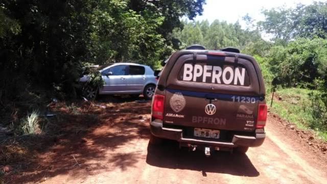 BPFRON recupera em Mercedes-PR veculo furtado na cidade de Curitiba-PR