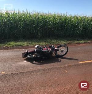 PRE de Goioer atende acidente, recupera motocicleta furtada e prende condutor na PR-180