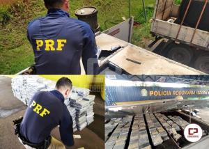 PRF realiza a maior apreenso de cocana no Paran em ao integrada com a PF