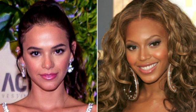 Há razão para look marcante de Marquezine lembrar um vestido de Beyoncé em 2005