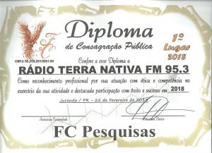 A Rdio Terra Nativa FM 95,3 de Juranda apostou na msica sertaneja, e se deu bem