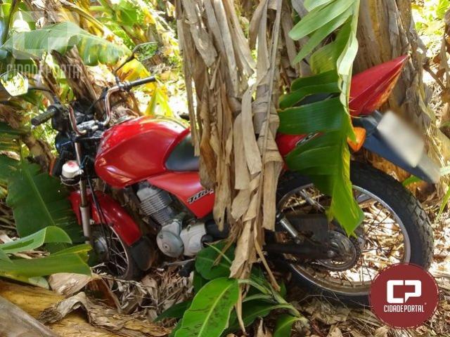 Fruto de ligao annima, Polcia Militar recupera motocicleta roubada em Goioer