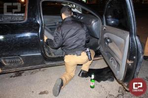PM de Cianorte prende dois homens por embriaguez ao volante durante operao