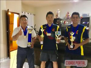 A equipe de Tnis de Mesa de Goioer se destacou no campeonato intercolonial paranaense