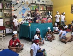 Escola Monteiro Lobato desenvolve projeto de leitura "Gnio da Leitura"