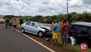 Aps pneu de moto estourar, grave acidente acontece entre Campo Mouro e Peabiru na PR-158