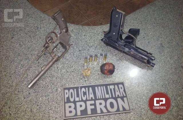 BPFron apreende Armas, drogas, veculos, contrabando e realiza prises durante Operao MEROM