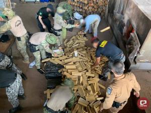 Na semana do combate ao trfico de drogas, 15 toneladas de drogas apreendidas pela Operao Hrus so incineradas no Paran
