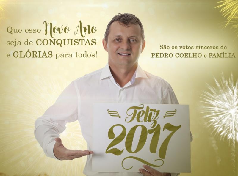 Mensagem de Ano Novo do prefeito Pedro Coelho