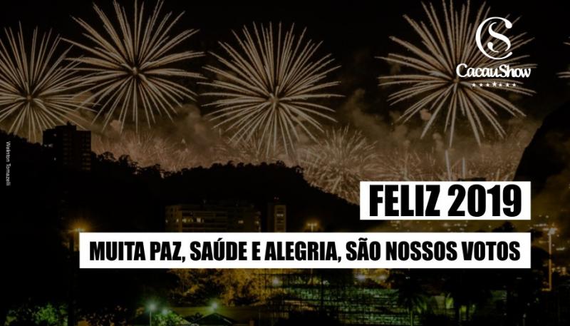 A Famlia Cacau Show deseja um Ano Novo repleto de Felicidade e Paz!
